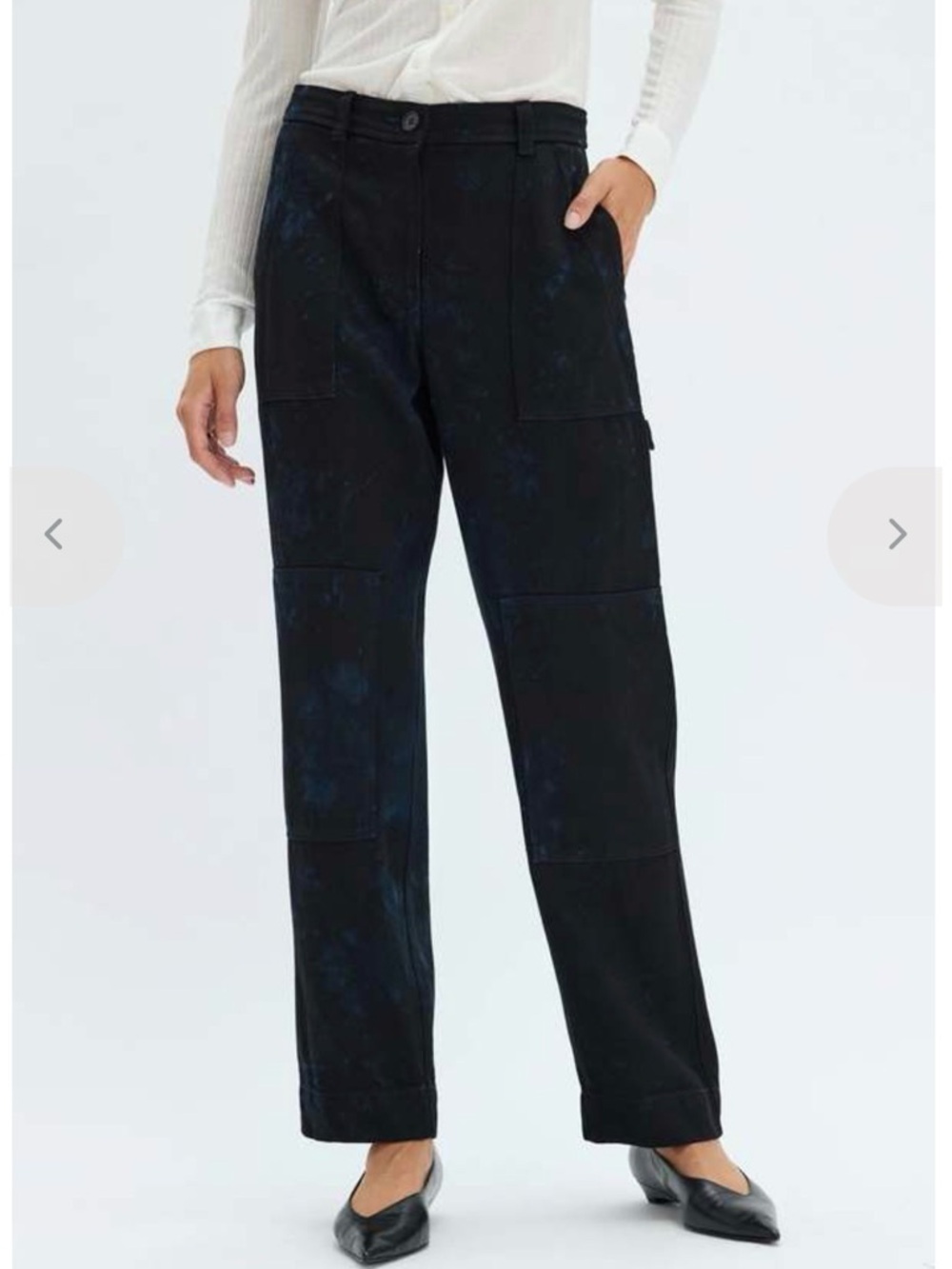 Raquel Allegra Work Pant - Dark Indigo